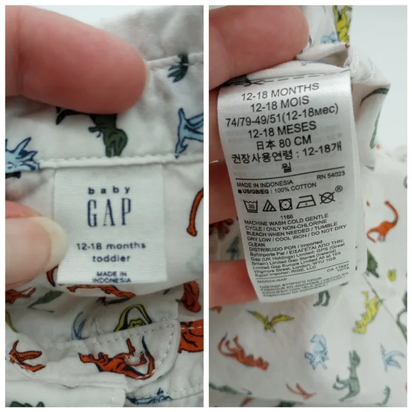 Baby GAP 12-18 Month Toddler Top & Bottom Bundle - Picture 6 of 7